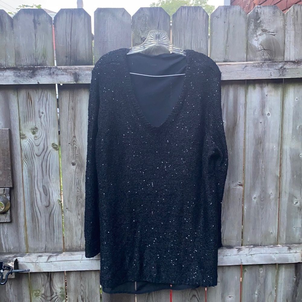 Apt.9 sequins sweater tunic sz. Xl
